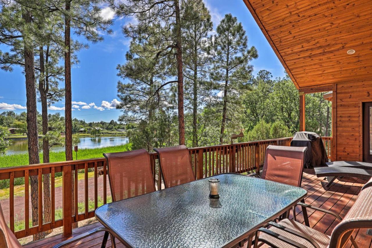 Serene Lakeside Cabin With Decks And Edler Lake Views! Pinetop-Lakeside Εξωτερικό φωτογραφία